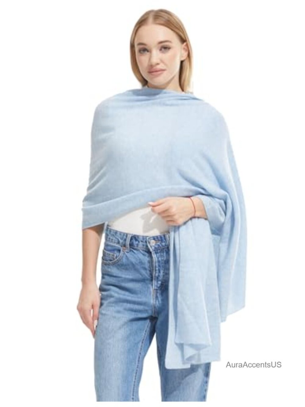 Luxury Cashmere Blend Shawl & Wrap | Pashmina Scarf | Oversized Travel Blanket